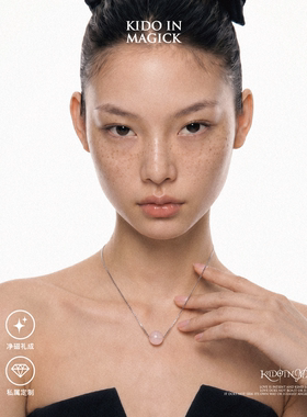 项链925银月光石草莓晶发晶饰品