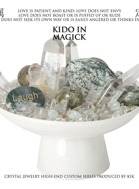 KIK天然黄金利姆花绿石能量消磁水晶镇摆件高档礼物家居装饰