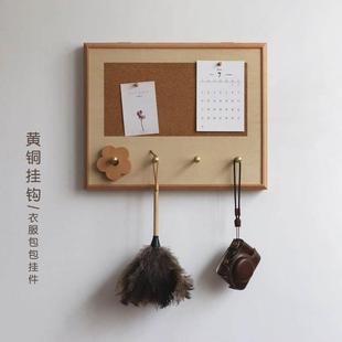 268配电箱软木板遮挡电表箱装饰挂画带黄铜挂钩电箱盒明装盖板可