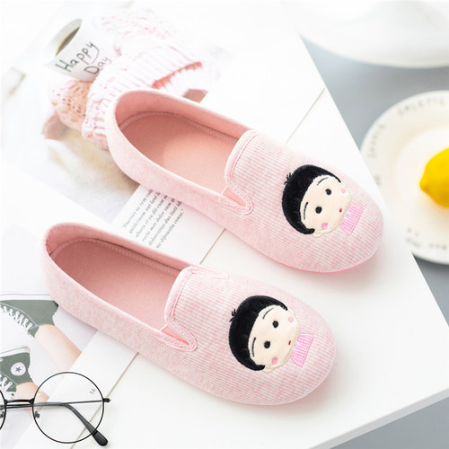 月子鞋夏季薄款包跟透气产妇厚底