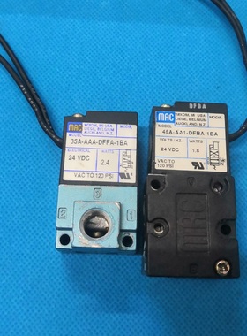 MAC 原装拆机电磁阀 35A-AAA-DFFA-1BA  45A-AA1-DFBA-1BA