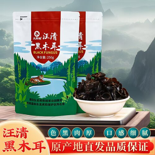 大柞树东北黑木耳无根肉厚小碗耳