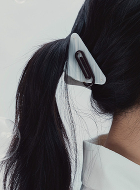 wishmore25aw三角抓夹发夹醋酸原创高级感回形针三角夹子发饰百搭