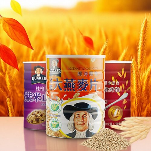 台湾代购桂格大燕麦片1100g免煮
