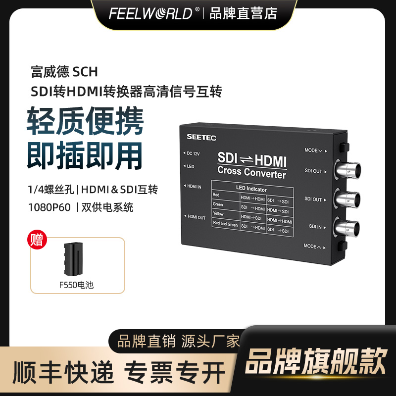 视瑞特HDMI互转SDI转换器信号