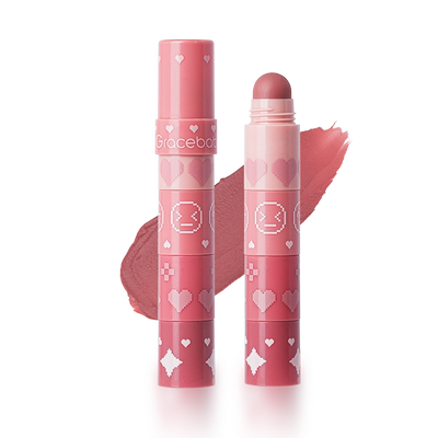 Gracebabi柔雾丝绒口红一支四色