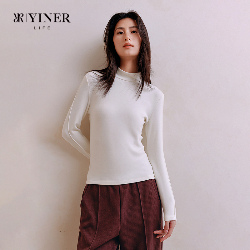 YINERLIFE绵羊毛保暖上衣打底衫
