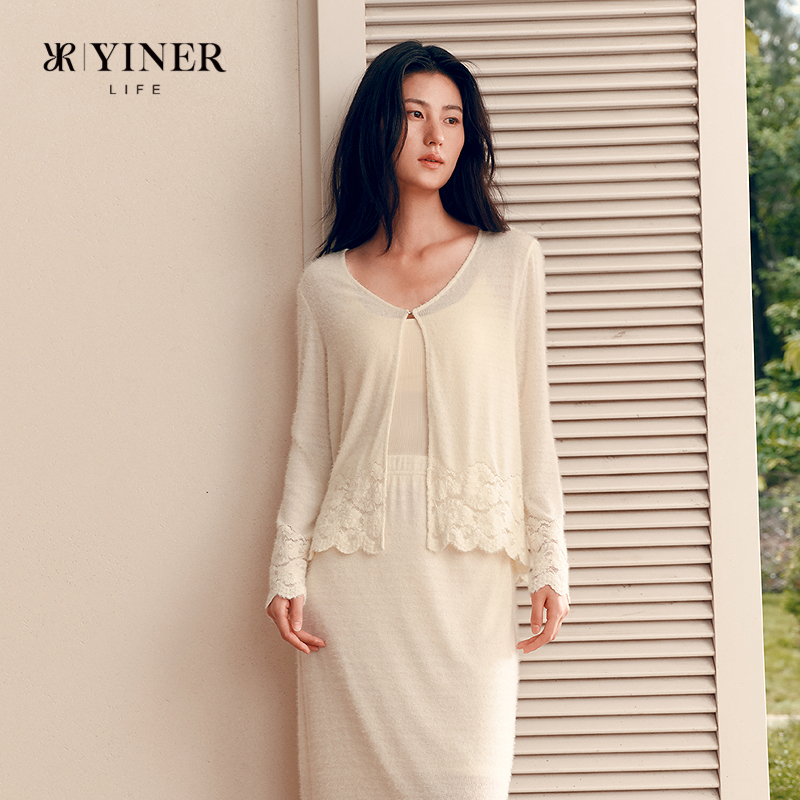 YINERLIFE双面绒毛外套开衫上衣