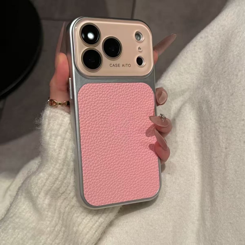 荔枝纹17大视窗手机壳