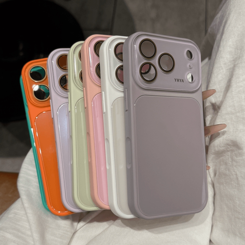 iPhone17promax手机壳撞色玻璃