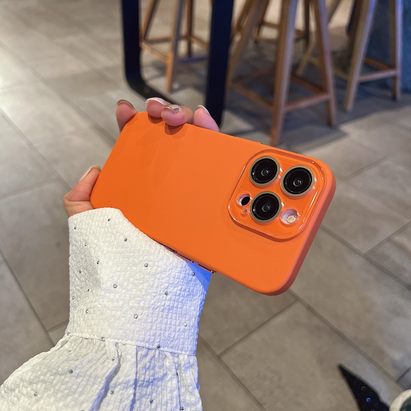 苹果15promax磨砂肤感简约手机壳