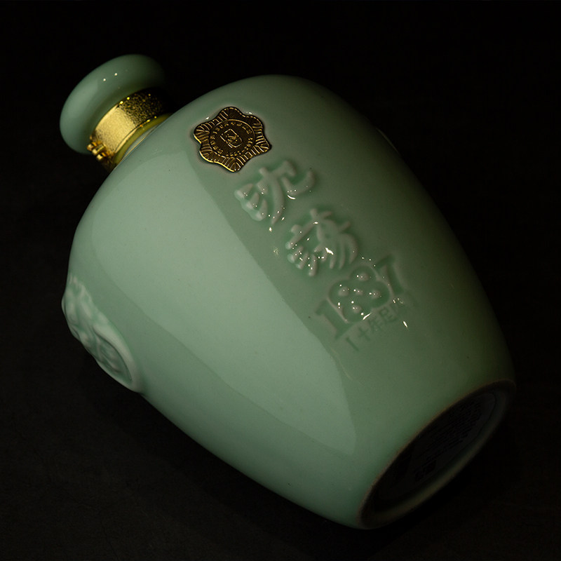 沈荡`1887 珍藏版青釉瓷白酒50度 海盐特产非物质文化遗产