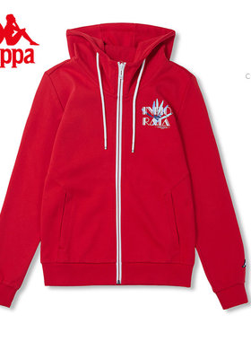 Kappa卡帕运动衣2026春季女士长袖针织开身帽衫休闲衣K0B22MK02