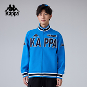 Kappa卡帕背靠背运动外套男2026新款 休闲针织开衫 复古立领上衣潮