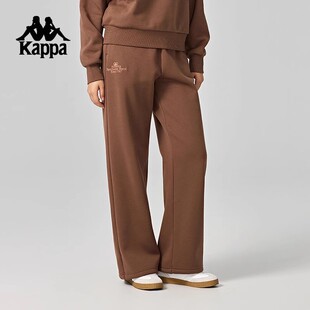 子卡帕背靠背休闲运动裤 女裤 女春秋新款 女款 宽松针织长裤 Kappa裤