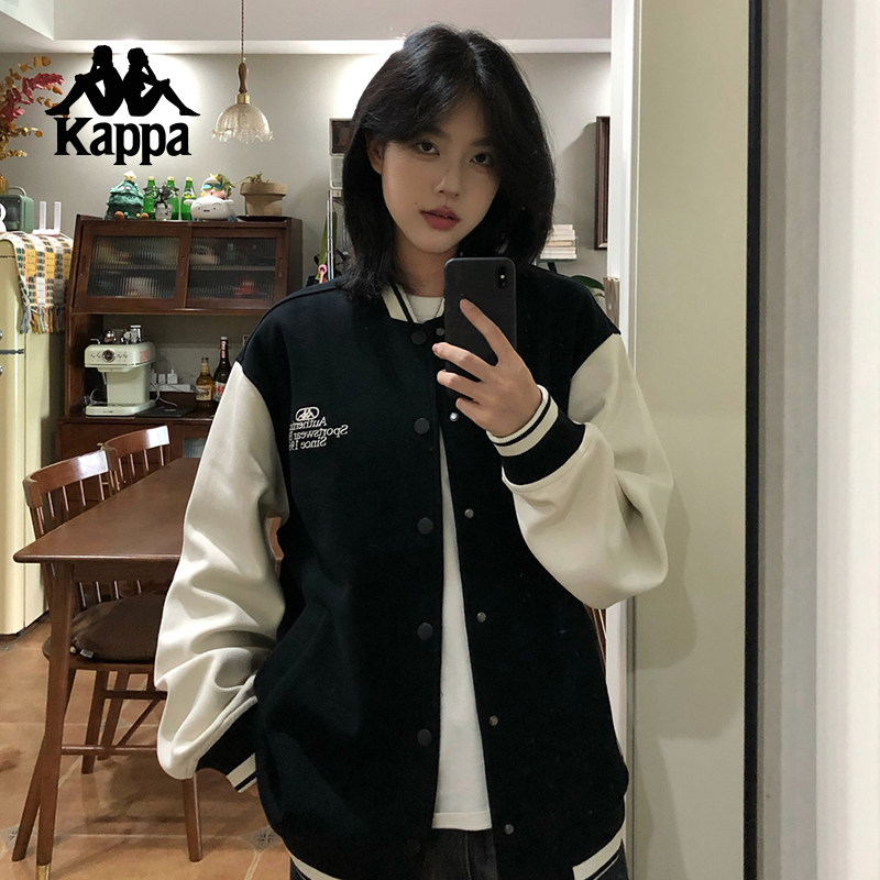 卡帕运动休闲情侣美式复古棒球服