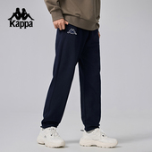 子 春秋弹力保暖束脚针织裤 Kappa卡帕背靠背运动长裤 男2026新款