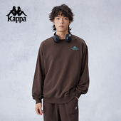 上衣套头衫 Kappa卡帕背靠背新款 情侣运动卫衣女士圆领针织长袖 男