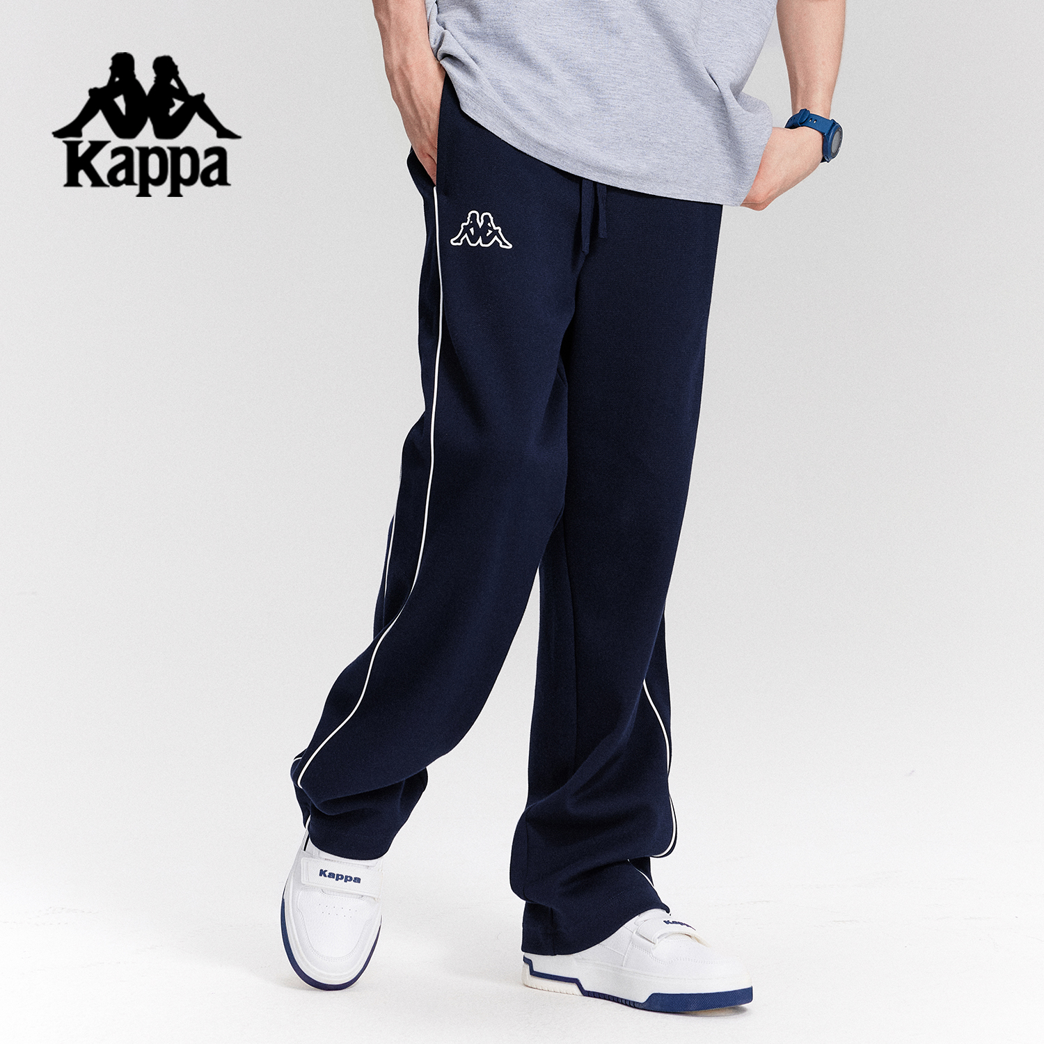 卡帕2025新品简约舒适垂感男裤