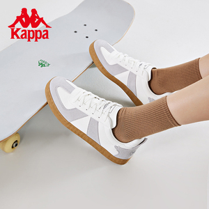 kappa卡帕背靠背新款德训鞋女款板鞋男款情侣休闲运动小白鞋女鞋