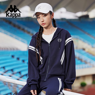 运动休闲外套连帽卫衣针织开衫 Kappa卡帕女款 国家击剑队同款