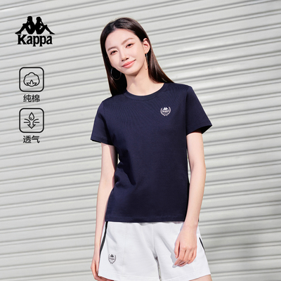 背靠背/Kappa半袖女复古短袖T恤