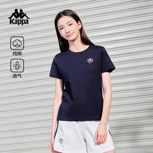 背靠背/Kappa半袖女复古短袖T恤