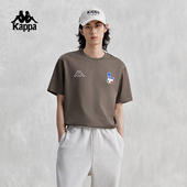 t恤男夏季 2026新款 纯棉休闲半袖 Kappa卡帕背靠背运动短袖 上衣男款