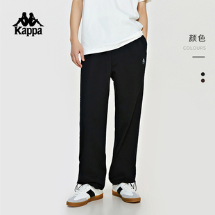 小脚卫裤 Kappa卡帕针织休闲裤 字母直筒长裤 男春秋运动裤 2025新款