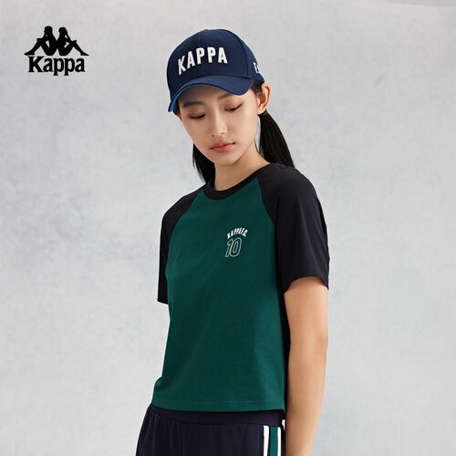 kappa官方旗舰店正品女装凉感舒爽抑菌短袖