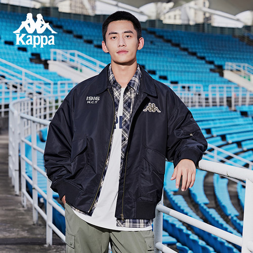 卡帕男款复古美式运动夹克上衣