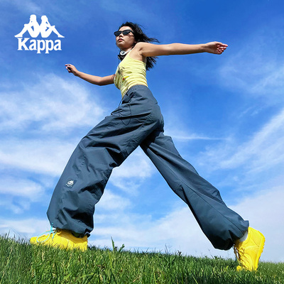 背靠背/KAPPA运动裤女梭织直筒