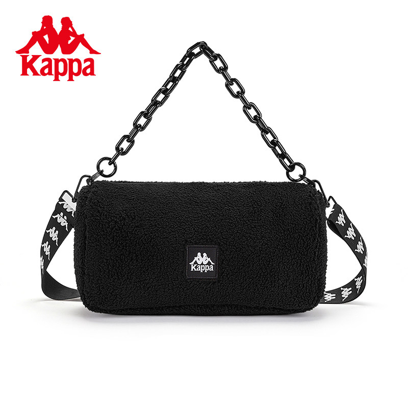 Kappa卡帕斜挎包新款女羊羔绒腋下包串标时尚运动休闲小方包,运动包/户外包/配件,单肩背包,淘宝优惠券,粉丝福利购,淘宝优惠卷