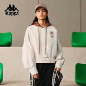 Kappa卡帕背靠背户外防风衣女2026新款 运动可拆卸连帽短外套上衣