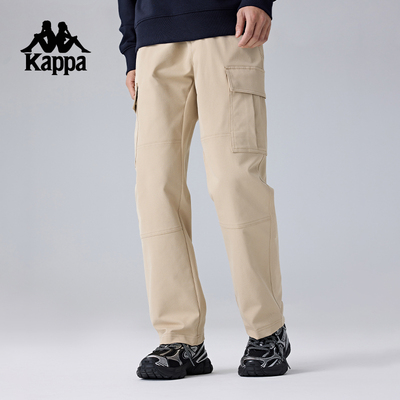 卡帕直筒工装男士运动长裤