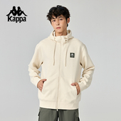 Kappa卡帕背靠背连帽开衫 春秋运动宽松针织上衣 外套男2026新款