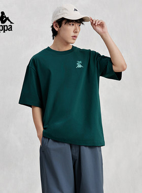 Kappa卡帕短袖2026新款男女夏骑行图案衫索罗娜休闲T恤多色半袖