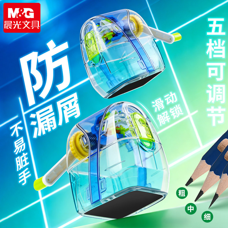 粗细可调透明卷笔刀转笔刀小学生图片