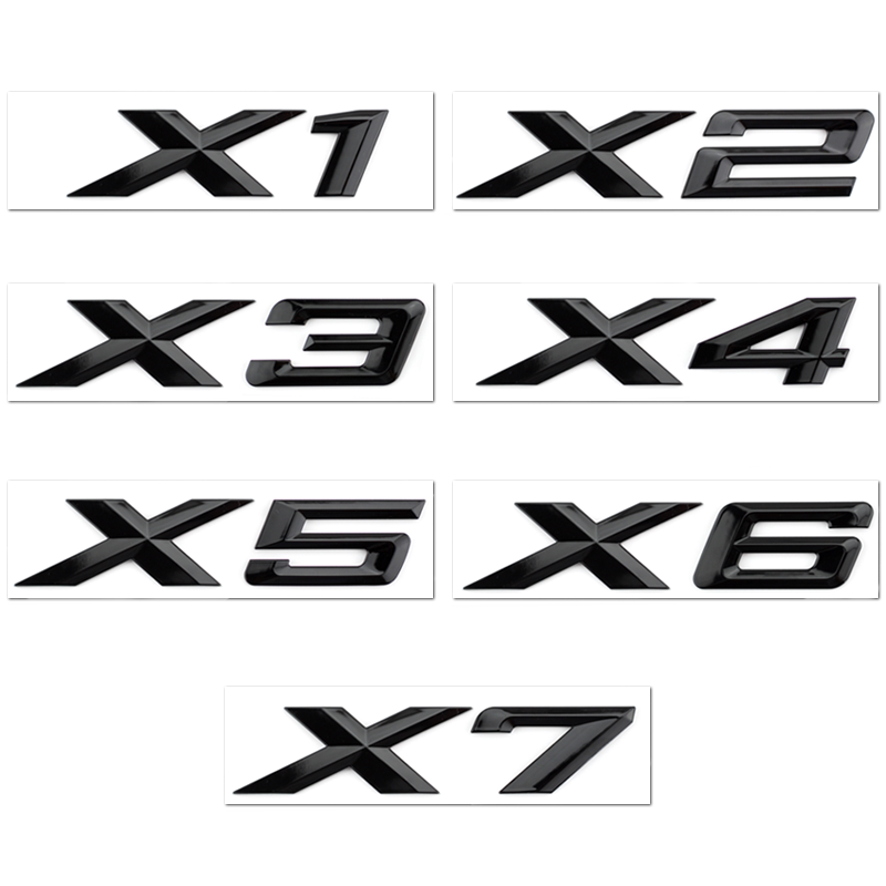 X1X2X3X4X5X6X7车标改装尾标