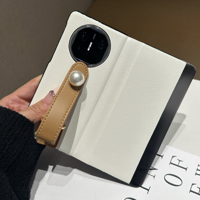 原装正品日本潮牌珍珠指环皮带适用华为MateXT非凡大师手机壳三折叠屏X5新款X3防摔X2荣耀V3简约60RS保时捷50