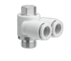 SMC型双管外六角接头KQ2Z04/06/08/10/12-M5/01/02/03/04A/S/AS