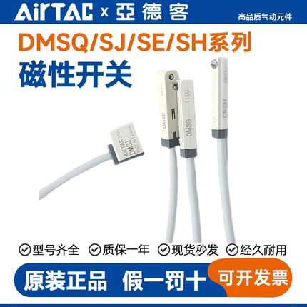 亚德客感应磁性开关DMSG/DMSJ/DMSH/DMSE-2W/020/030/050传感器