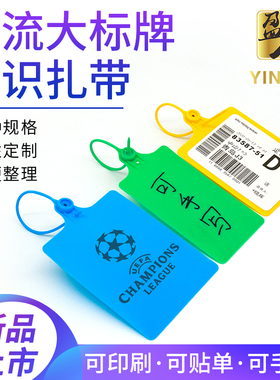 物流挂签吊牌快递面单通用标签塑料标识德邦安能挂牌挂牵扎带封条