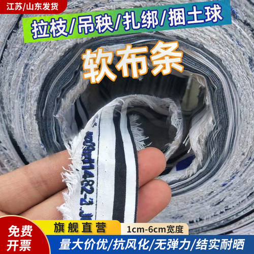 拉枝扎土球吊秧捆绑布条绳子