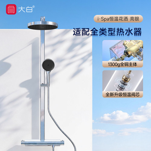 大白恒温花洒适配所有热水器