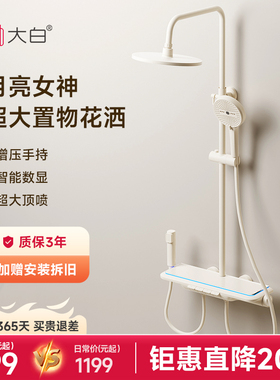 diiib大白月亮女神四功能淋浴花洒套装家用洗澡沐浴淋雨浴