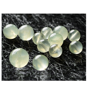 佐施梵天然绿色葡萄石散珠玉石圆珠手链串珠珠diy水晶女饰品首饰