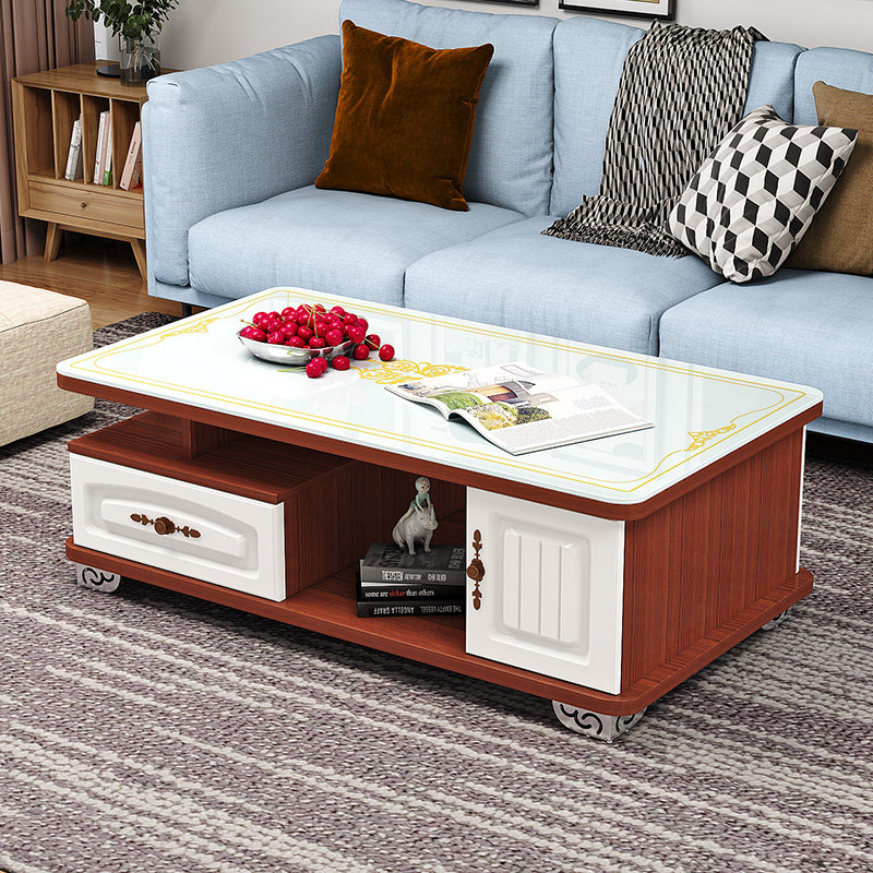 欧式圆角茶几简约现代客厅电视柜组合茶桌家用小户型玻璃茶几桌子|ruв категории жилой мебели, несколько видов, чайный столик - от Buy2taobao.com для оказания профессиональной услуги покупки агента Taobao