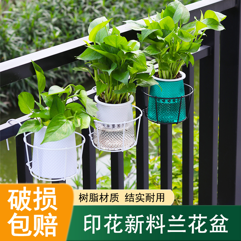 简约懒人自吸水悬挂式水培盆植物透明塑料盆室内桌面绿萝多肉花盆