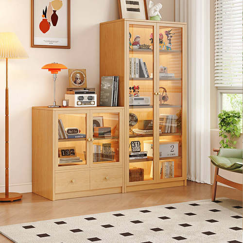 友斯家实木组合书柜储物柜